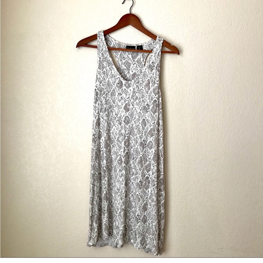 Rachel Zoe Lounge Wear Dress Snakeskin Racerback